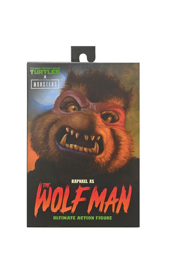 Universal Monsters/Teenage Mutant Ninja Turtles Action Figure Raphael as the Wolfman 18 cm