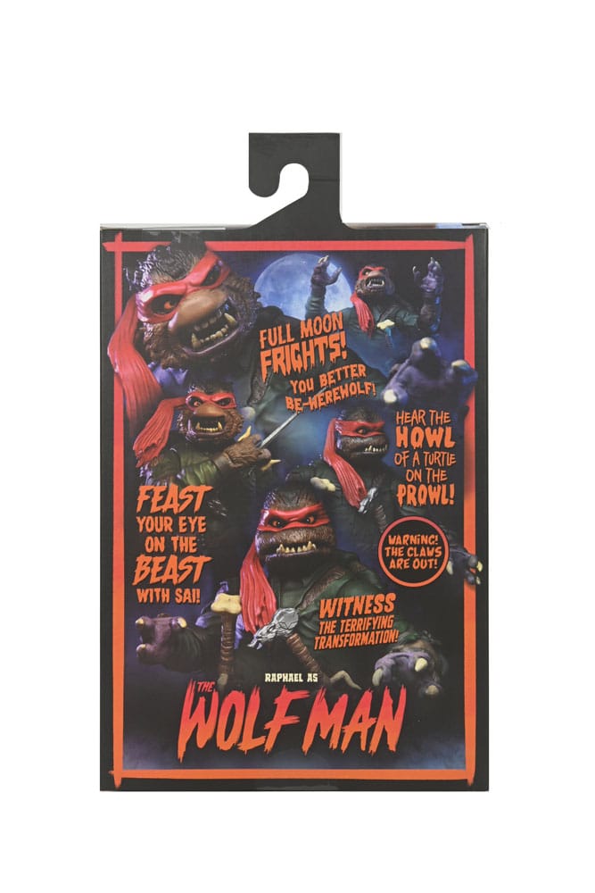 Universal Monsters/Teenage Mutant Ninja Turtles Action Figure Raphael as the Wolfman 18 cm