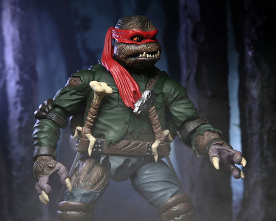 Universal Monsters/Teenage Mutant Ninja Turtles Action Figure Raphael as the Wolfman 18 cm