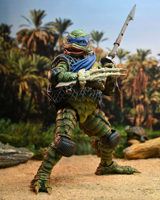 Universal Monsters/Teenage Mutant Ninja Turtles Action Figure Leonardo as the Creature 18 cm