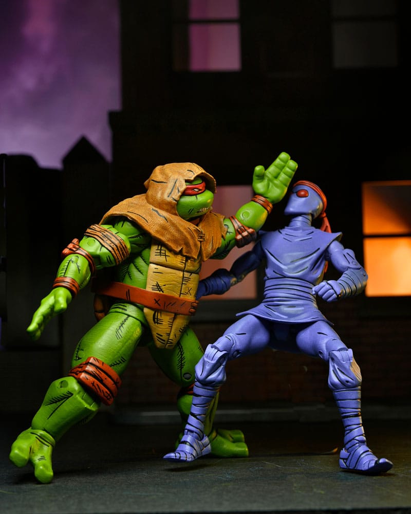 Teenage Mutant Ninja Turtles (Mirage Comics) 4-Pack Action Figures Leonardo, Raphael, Michelangelo, Donatello 18 cm