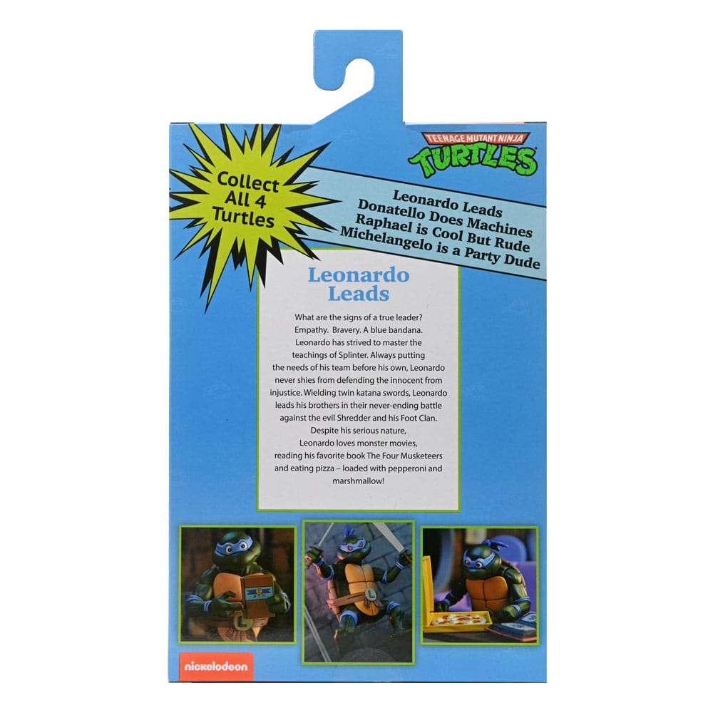 Teenage Mutant Ninja Turtles (1987 Cartoon) Action Figure Ultimate Leonardo (VHS) 18 cm