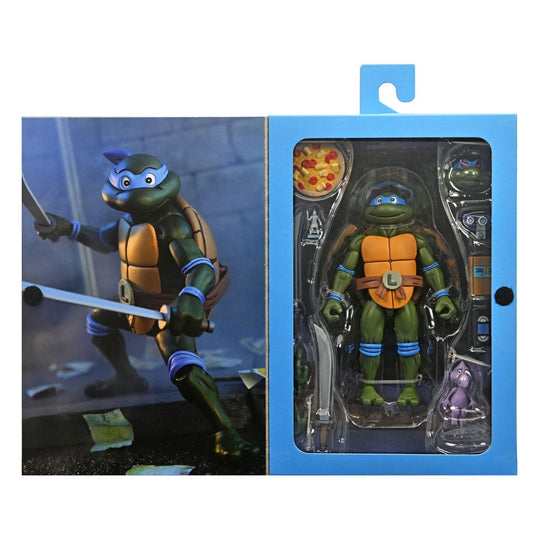Teenage Mutant Ninja Turtles (1987 Cartoon) Action Figure Ultimate Leonardo (VHS) 18 cm