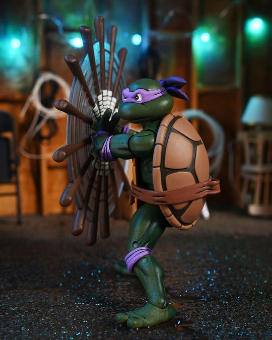 Teenage Mutant Ninja Turtles (1987 Cartoon) Action Figure Ultimate Donatello (VHS) 18 cm