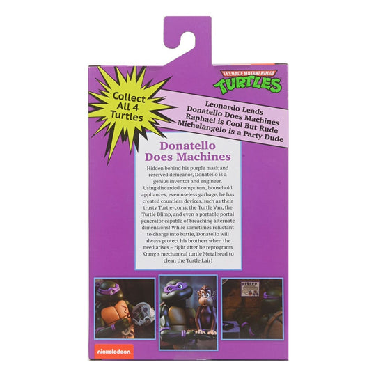 Teenage Mutant Ninja Turtles (1987 Cartoon) Action Figure Ultimate Donatello (VHS) 18 cm