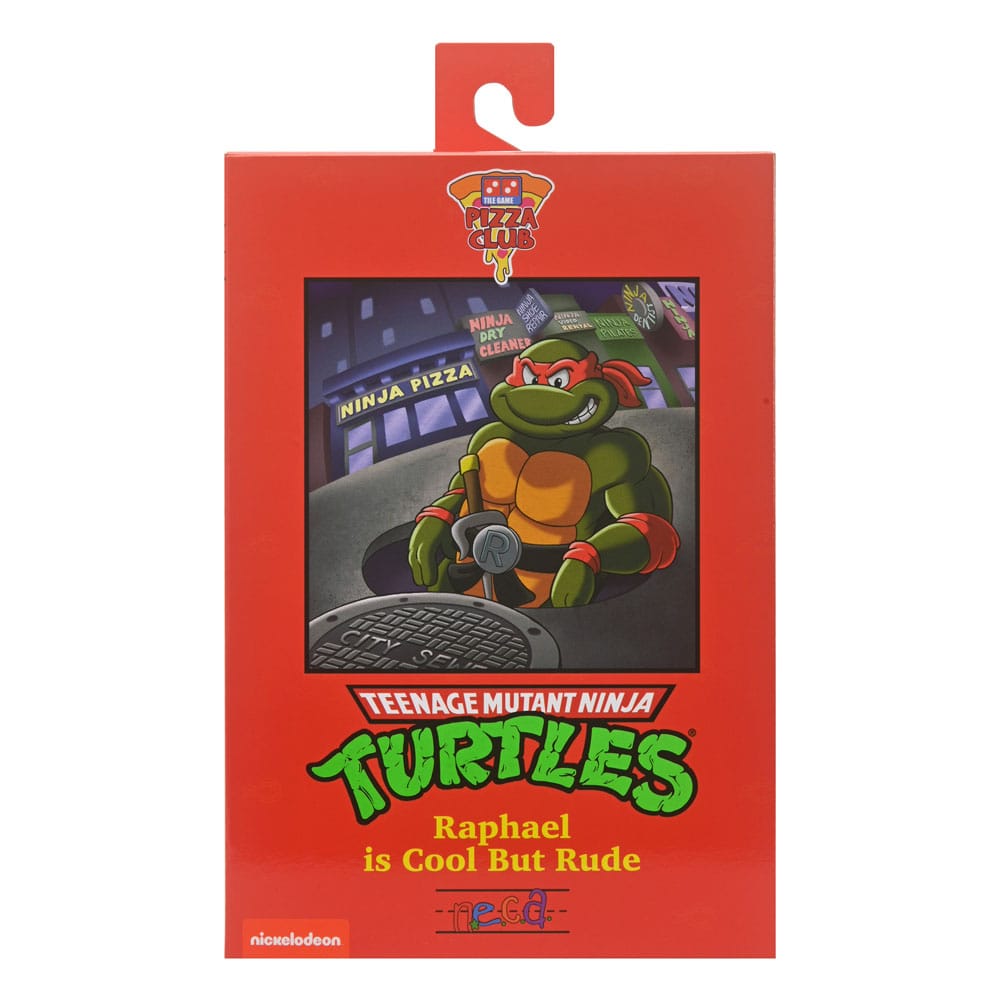 Teenage Mutant Ninja Turtles (1987 Cartoon) Action Figure Ultimate Raphael (VHS) 18 cm