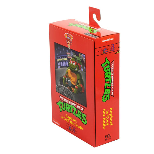 Teenage Mutant Ninja Turtles (1987 Cartoon) Action Figure Ultimate Raphael (VHS) 18 cm