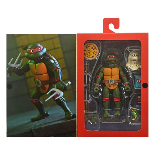 Teenage Mutant Ninja Turtles (1987 Cartoon) Action Figure Ultimate Raphael (VHS) 18 cm