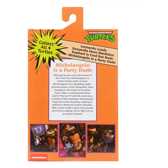 Teenage Mutant Ninja Turtles (1987 Cartoon) Action Figure Ultimate Michelangelo (VHS) 18 cm