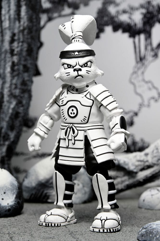 Usagi Yojimbo Action Figure Samurai Usagi Yojimbo (Black & White) 18 cm