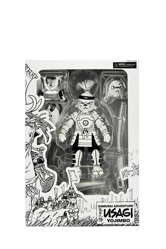 Usagi Yojimbo Action Figure Samurai Usagi Yojimbo (Black & White) 18 cm