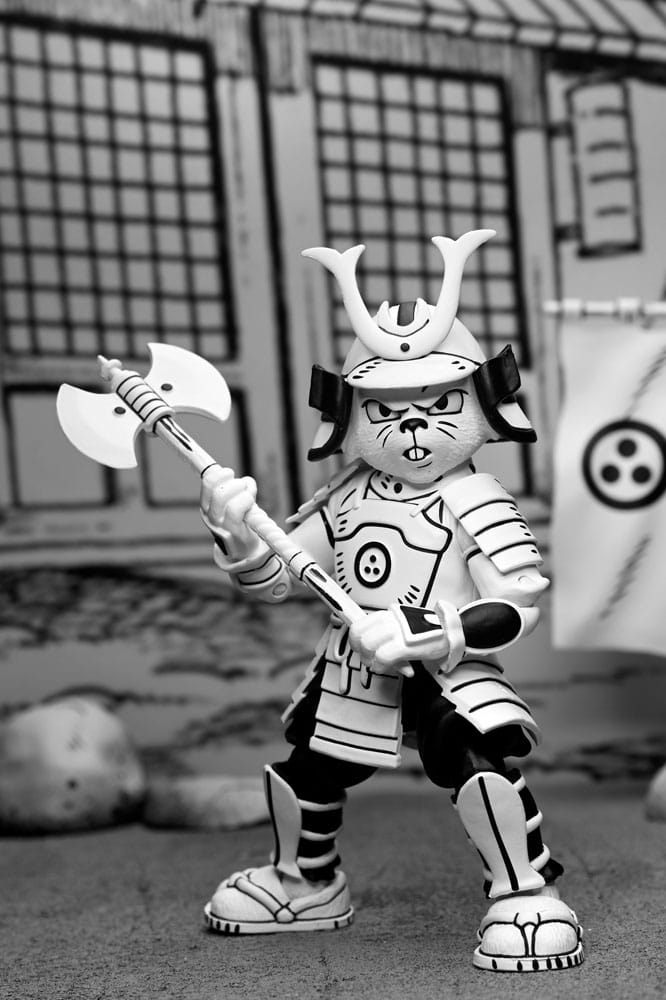 Usagi Yojimbo Action Figure Samurai Usagi Yojimbo (Black & White) 18 cm
