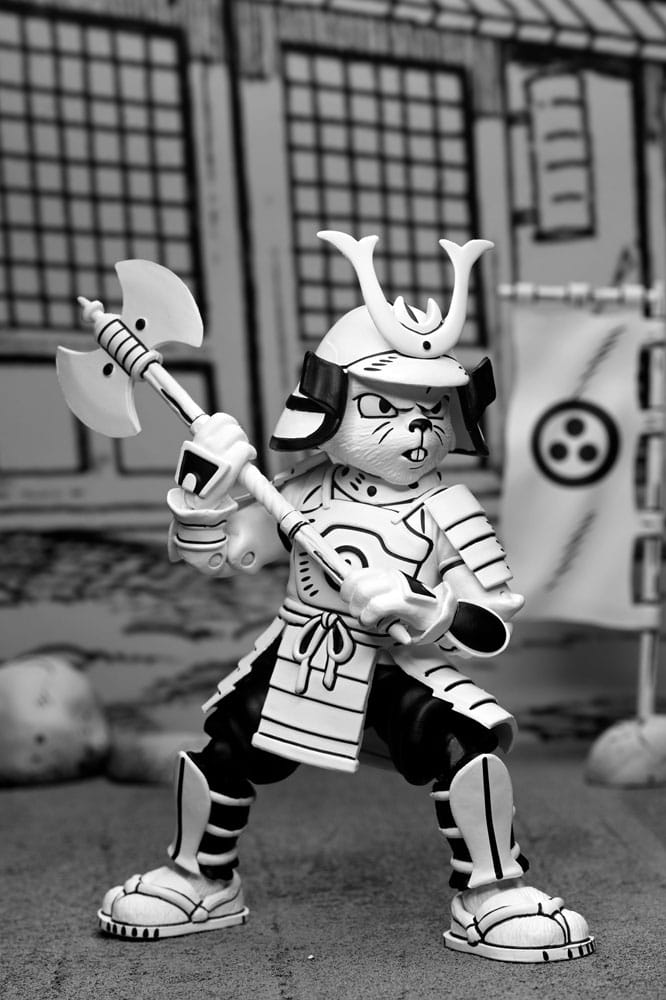 Usagi Yojimbo Action Figure Samurai Usagi Yojimbo (Black & White) 18 cm
