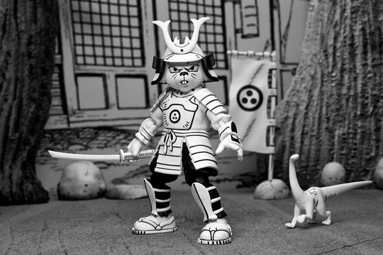 Usagi Yojimbo Action Figure Samurai Usagi Yojimbo (Black & White) 18 cm