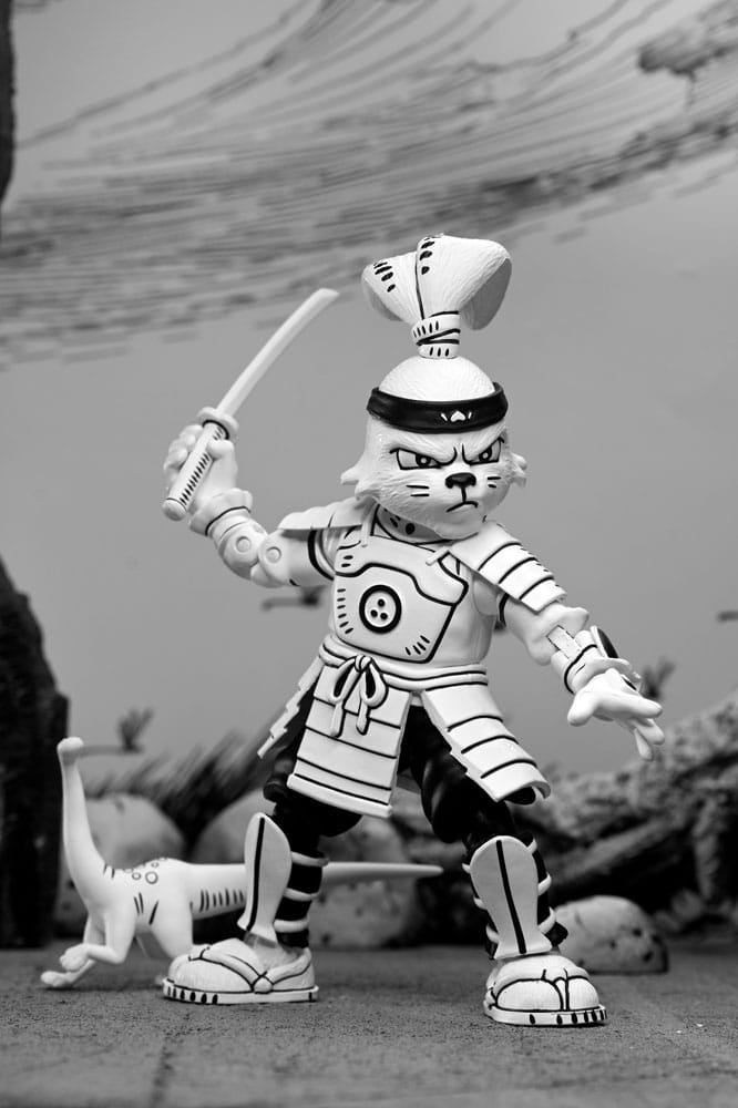 Usagi Yojimbo Action Figure Samurai Usagi Yojimbo (Black & White) 18 cm