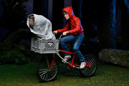 E.T. the Extra-Terrestrial Action Figure Elliott & E.T. on Bicycle 13 cm