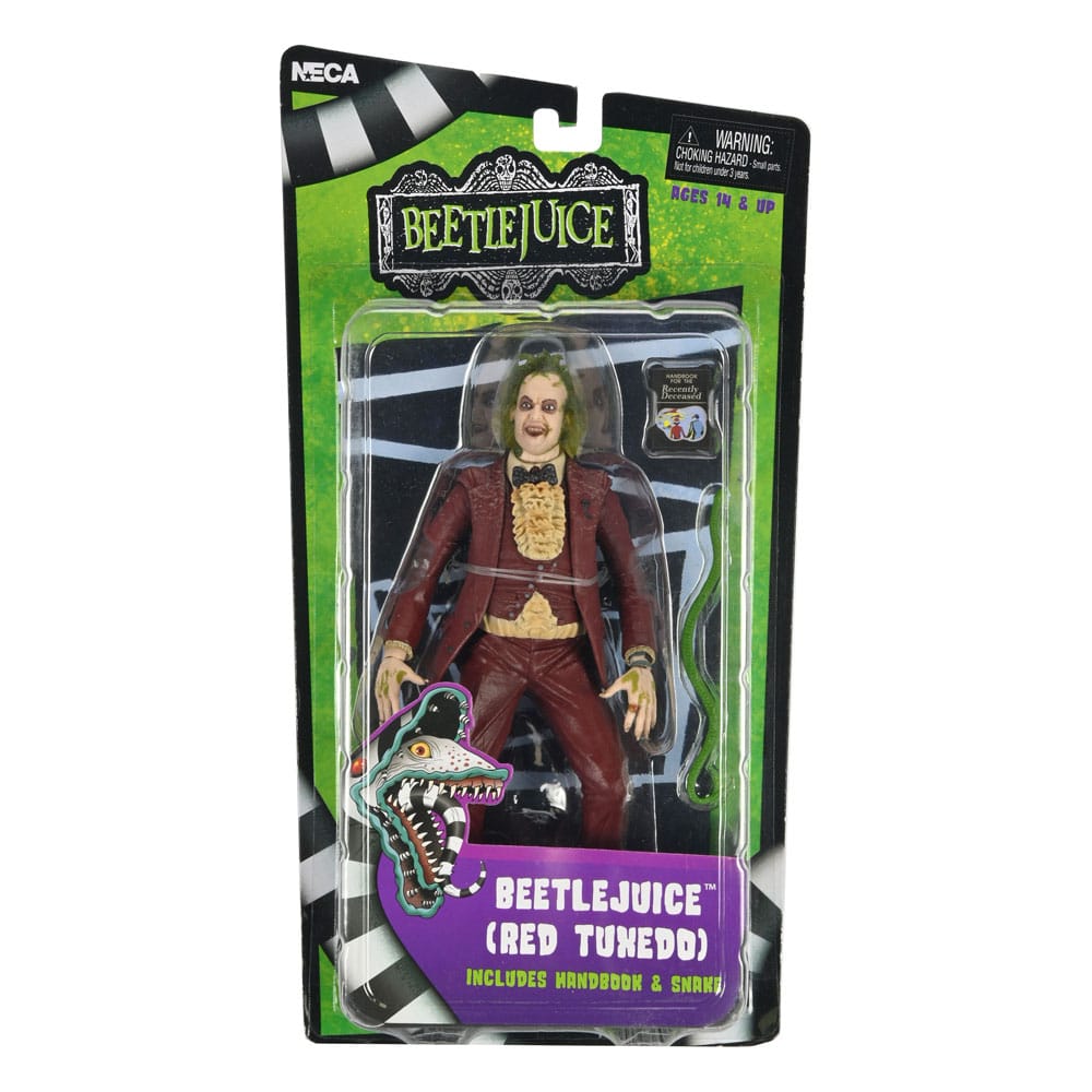 Beetlejuice (1988) Action Figure Red Tuxedo Beetlejuice 18 cm