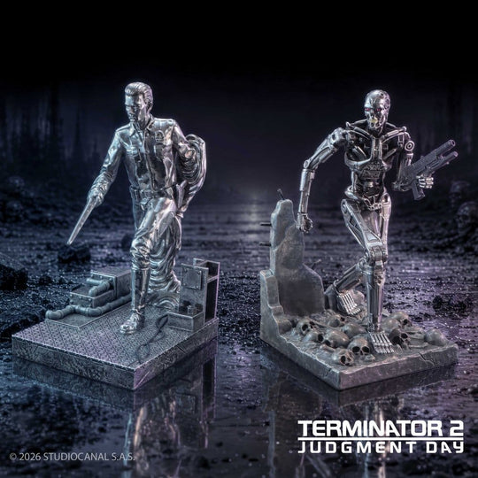 Terminator 2 Bookends T-1000 vs T-800 19 cm