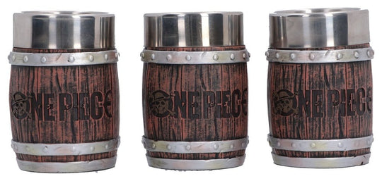 One Piece Shot Glass Set Barrel 8 cm