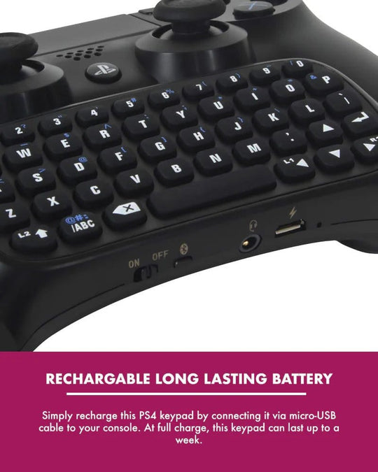 PlayStation 4 Mini Keyboard / Chatpad Bluetooth Wireless