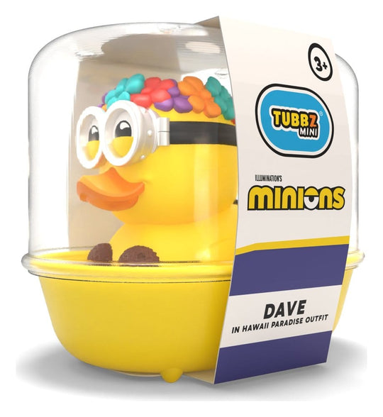 Minions Tubbz Mini PVC Figure Dave Hawaii Paradise 5 cm