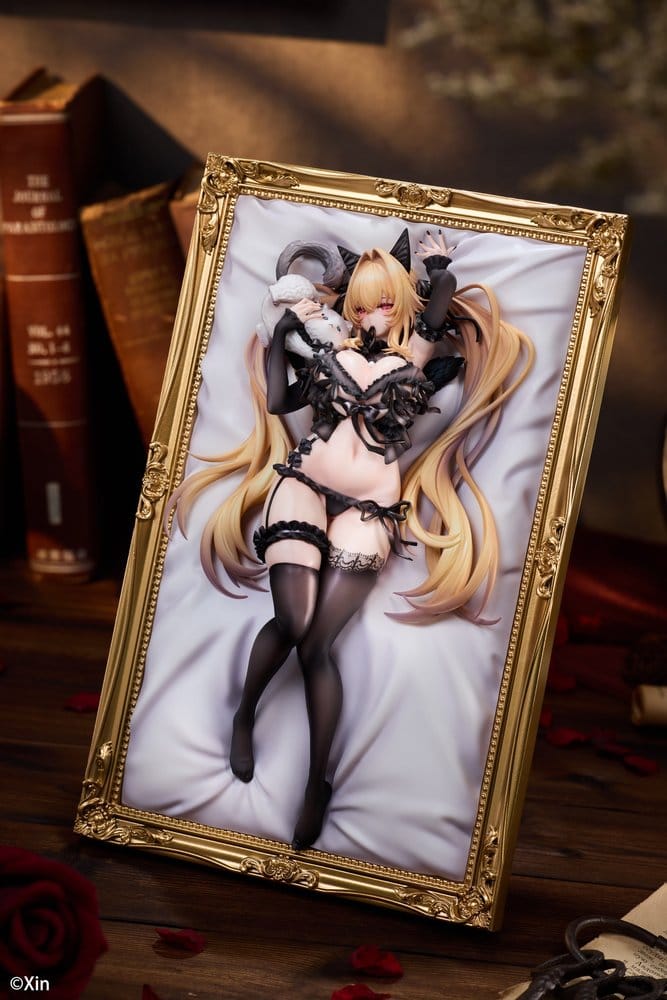 Original Character PVC Figure 1/7 Stella Black Cat Ver. Deluxe Edition 27 cm