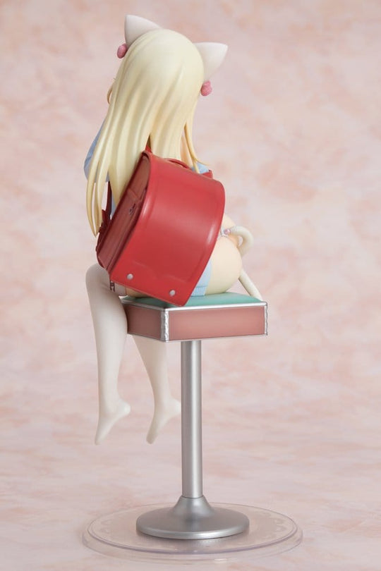 Hatsukoi Ribbon PVC Figure 1/6 Yuu White cat Ver. 25 cm