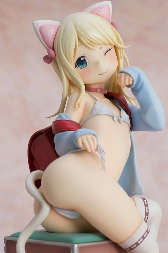 Hatsukoi Ribbon PVC Figure 1/6 Yuu White cat Ver. 25 cm