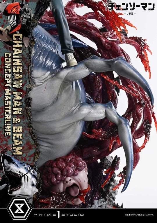 Chainsaw Man Concept Masterline Series Statue 1/6 Chainsaw Man & Beam 73 cm