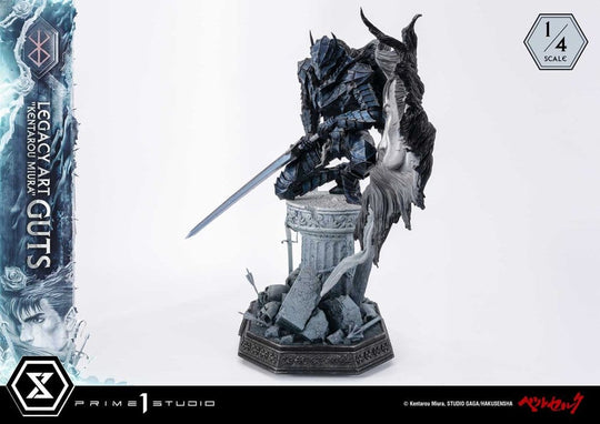 Berserk Legacy Art "Kentarou Miura" Statue 1/4 Guts Bonus Version 74 cm
