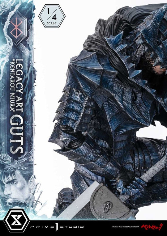 Berserk Legacy Art "Kentarou Miura" Statue 1/4 Guts Bonus Version 74 cm