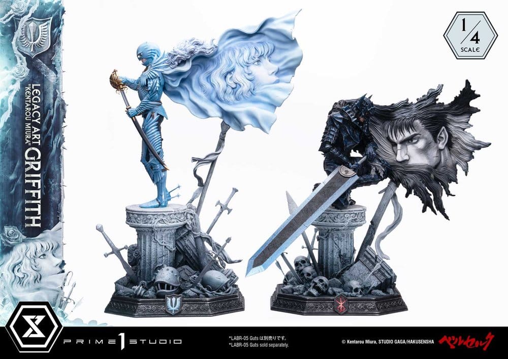 Berserk Legacy Art "Kentarou Miura" Statue 1/4 Griffith 93 cm