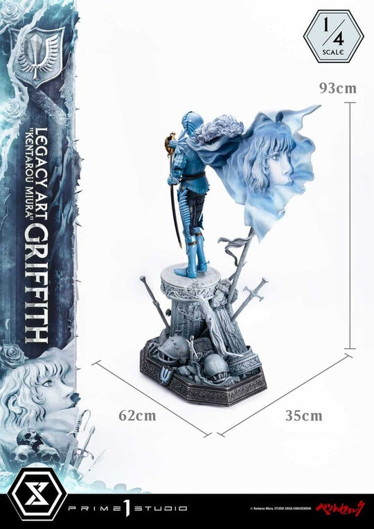Berserk Legacy Art "Kentarou Miura" Statue 1/4 Griffith Bonus Version 93 cm