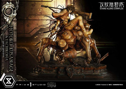 Ghost in the Shell Stand Alone Complex The Legend of Beauty and the Beast Statue 1/4 Motoko Kusanagi & Tachikoma Art by Entei Ryu 53 cm