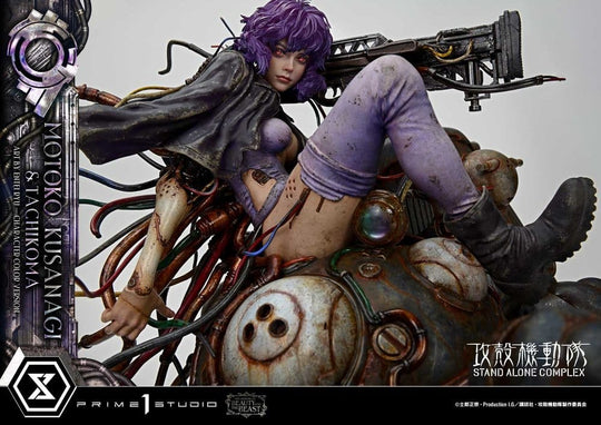 Ghost in the Shell Stand Alone Complex The Legend of Beauty and the Beast Statue 1/4 Motoko Kusanagi & Tachikoma Character color Art by Entei Ryu 53 cm