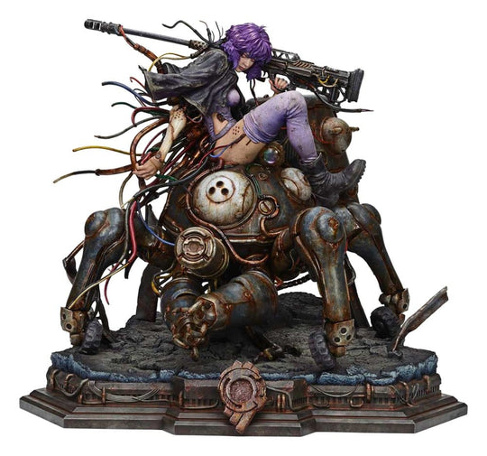 Ghost in the Shell Stand Alone Complex The Legend of Beauty and the Beast Statue 1/4 Motoko Kusanagi & Tachikoma Character color Art by Entei Ryu Bonus Version 53 cm