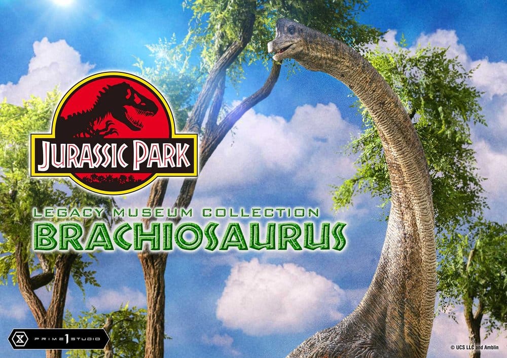 Jurassic Park (Film) Legacy Museum Collection Statue 1/15 Brachiosaurus 128 cm