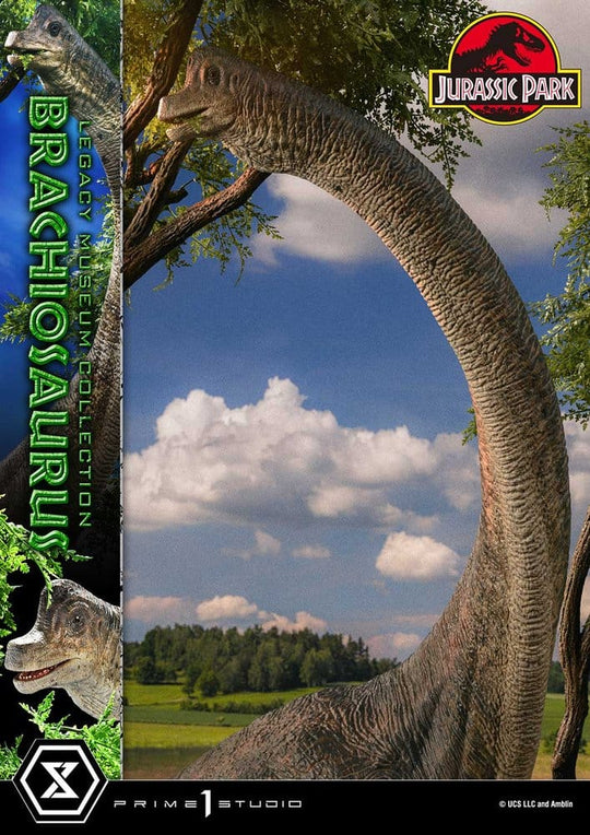 Jurassic Park (Film) Legacy Museum Collection Statue 1/15 Brachiosaurus Bonus Version 128 cm