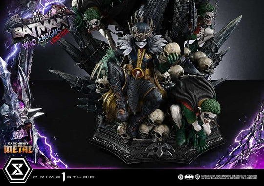 DC Comics Museum Masterline Statue 1/3 Dark Nights: Death Metal The Batman Who Laughs & Robin King 85 cm