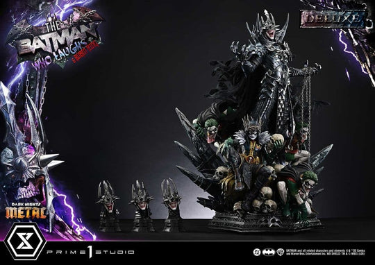 DC Comics Museum Masterline Statue 1/3 Dark Nights: Death Metal The Batman Who Laughs & Robin King Deluxe Version 85 cm