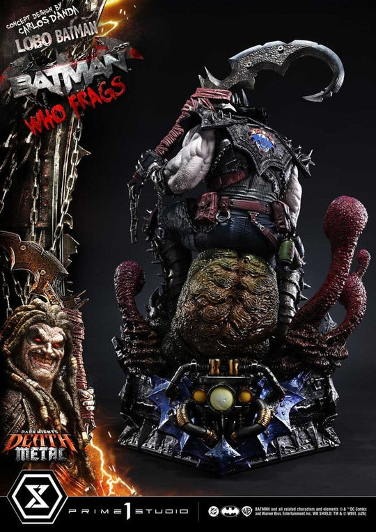 Dark Nights: Death Metal Museum Masterline Statue 1/3 Lobo Batman: Batman Who Frags 81 cm