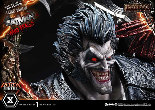 Dark Nights: Death Metal Museum Masterline Statue 1/3 Lobo Batman: Batman Who Frags Deluxe Version 81 cm