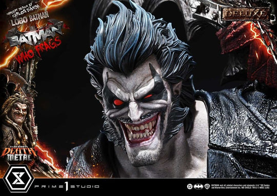 Dark Nights: Death Metal Museum Masterline Statue 1/3 Lobo Batman: Batman Who Frags Deluxe Version 81 cm