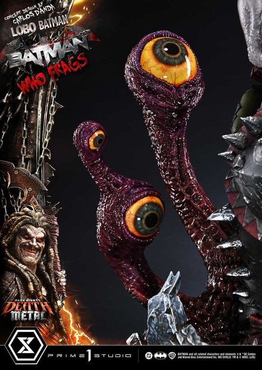 Dark Nights: Death Metal Museum Masterline Statue 1/3 Lobo Batman: Batman Who Frags Deluxe Version 81 cm