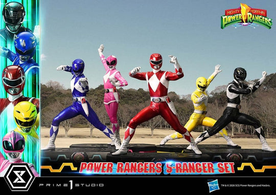 Mighty Morphin Power Rangers Premium Masterline Set of 5 Statues 1/4 57 cm