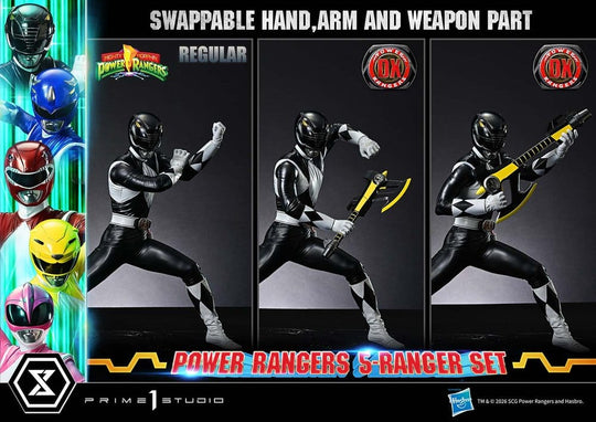 Mighty Morphin Power Rangers Premium Masterline Set of 5 Statues 1/4 Deluxe Version 62 cm