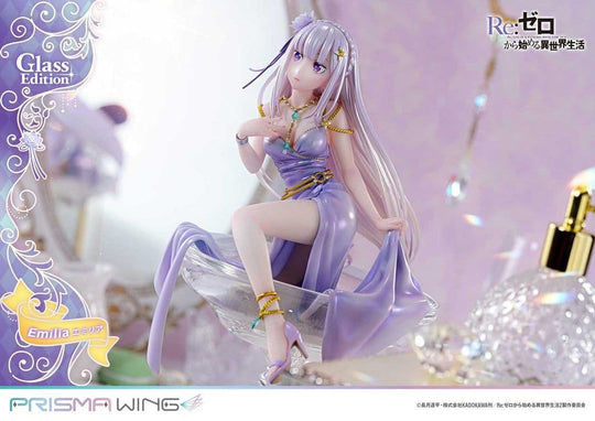 Re:Zero Prisma Wing Statue 1/7 Emilia Glass Edition 29 cm