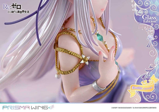 Re:Zero Prisma Wing Statue 1/7 Emilia Glass Edition 29 cm