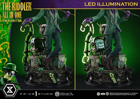 DC Comics Real Elite Masterline Series Statue 1/3 The Riddler All In One (Design by Carlos D'Anda) 74 cm