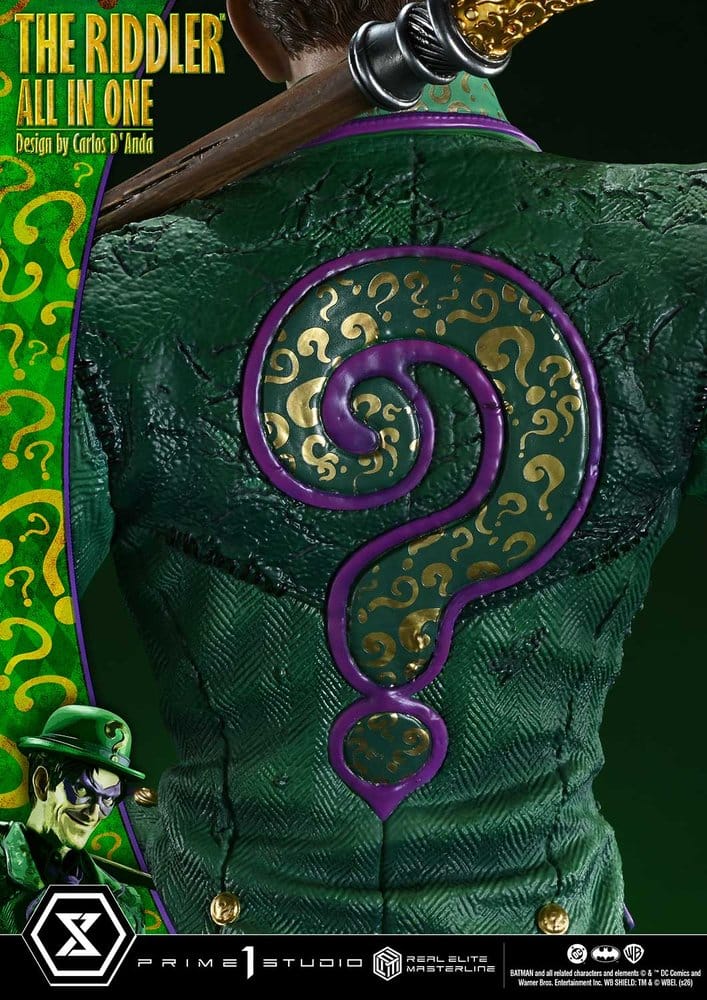 DC Comics Real Elite Masterline Series Statue 1/3 The Riddler All In One (Design by Carlos D'Anda) 74 cm